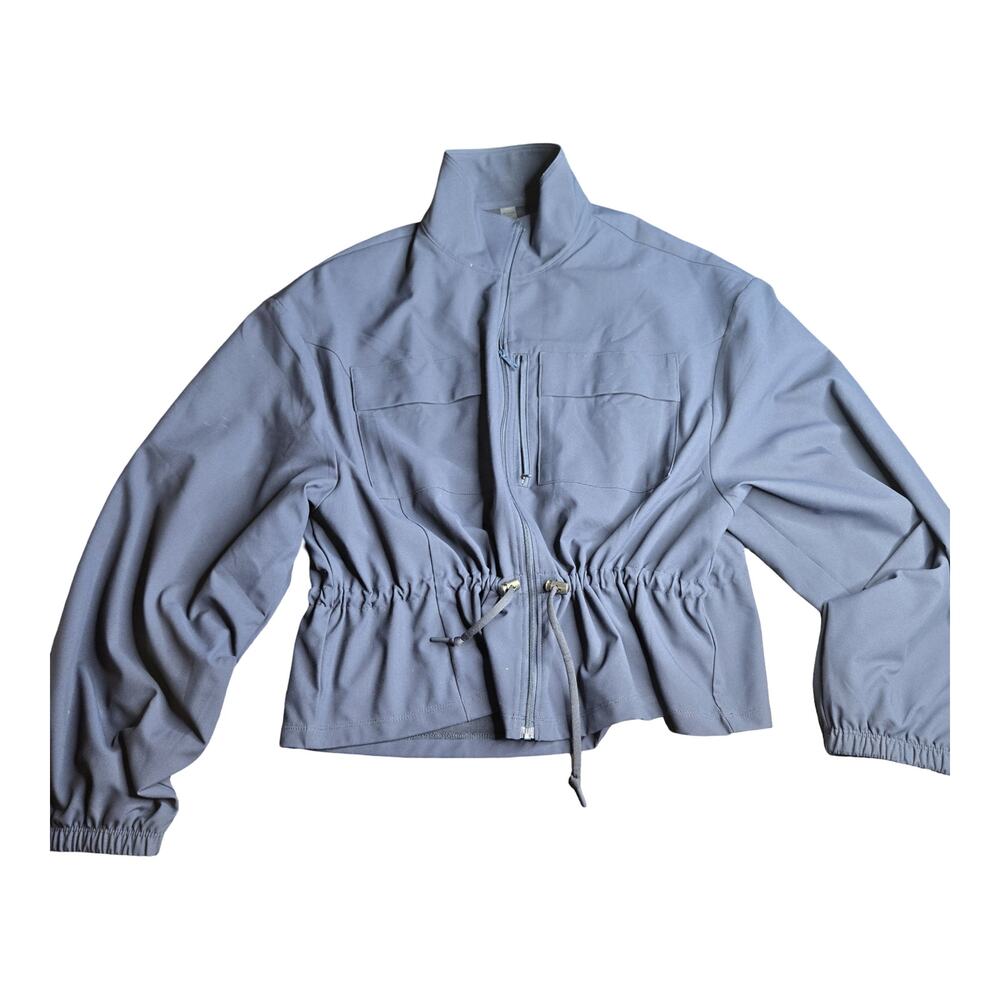 Beyond Yoga Blue City Chic Jacket Size: M